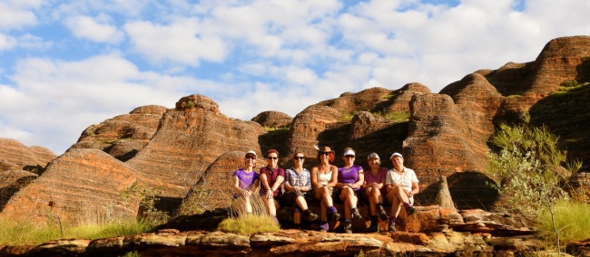 Walkers on the Bungle Bungles Trek | Holly Van De Beek