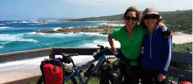 Cycling along the Munda Biddi Trail from Albany to Walpole