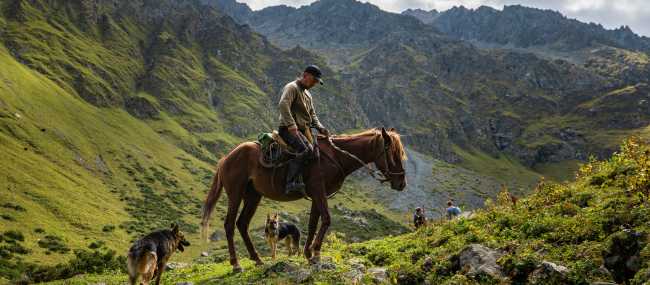 Local herder in the Tian Shan, Kyrgyzstan | Lachlan Gardiner
