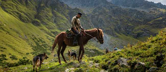 Local herder in the Tian Shan, Kyrgyzstan | Lachlan Gardiner