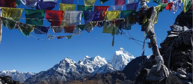 Overlooking Mt. Jannu from Selele Pass | Michelle Landry
