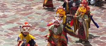 Colourful costumes at the Hemis Festival | Brad Atwal
