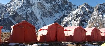 World Expeditions private eco campsite at Dzonga | Ayla Rowe