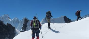 Ascending in perfect conditions in the Karakoram, Pakistan | Tim Macartney-Snape