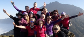 Wild Women on Top group at Kilimanjaro, Tanzania