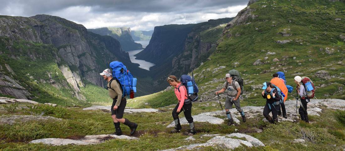 Long range outlet traverse hike