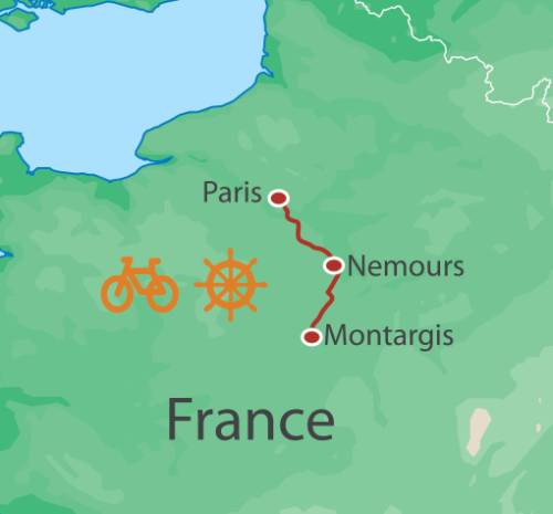 tourhub | UTracks | Seine Valley Bike and Barge | Tour Map
