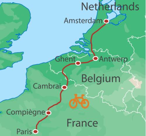 tourhub | UTracks | Cycle Amsterdam to Paris | UAP