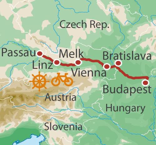 tourhub | UTracks | Danube Explorer to Budapest | Tour Map