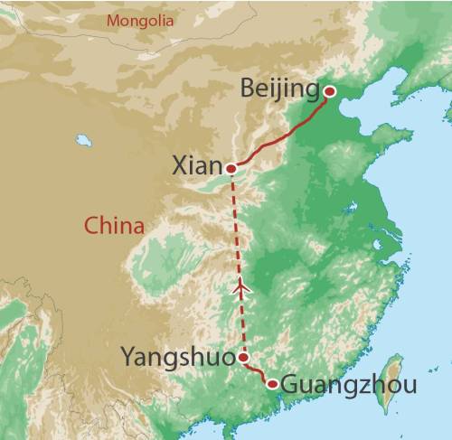 tourhub | World Expeditions | China by Bike | Tour Map