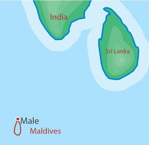 tourhub | World Expeditions | Maldives Dhoni Cruise | Tour Map