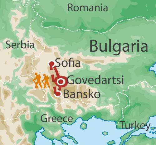 tourhub | UTracks | Bulgaria on Foot | Tour Map
