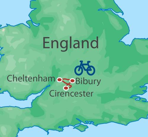 tourhub | Walkers' Britain | Cotswolds by Bike | CMR | Route Map