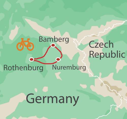 tourhub | UTracks | Bavarian Beer Trail Cycle | Tour Map