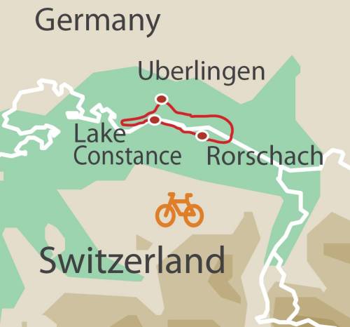 tourhub | UTracks | Lake Constance Circuit by Bike | Tour Map
