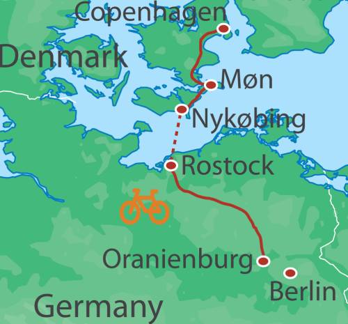 tourhub | UTracks | Berlin to Copenhagen by Bike | Tour Map